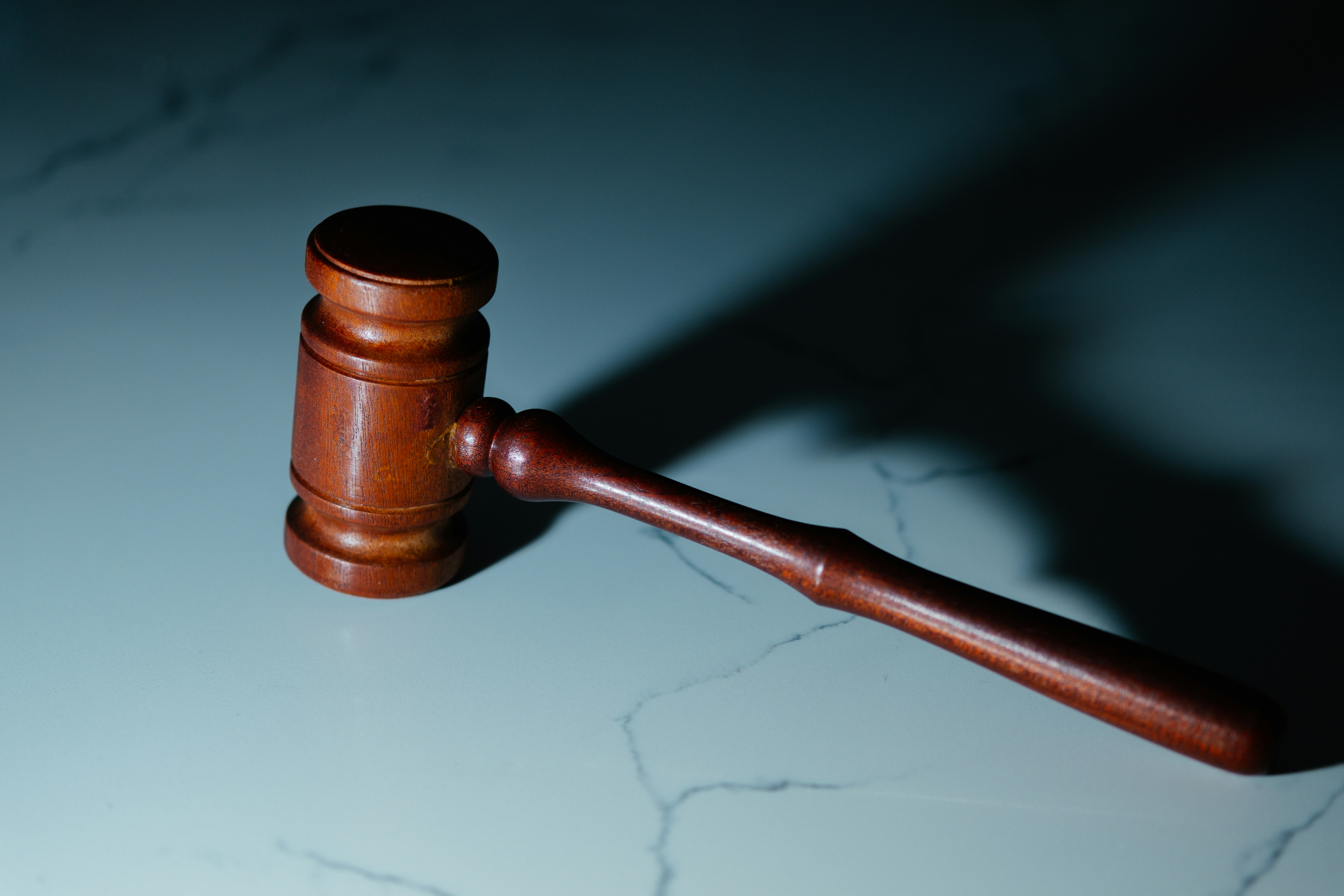 Judge's gavel representing judicial authority and legal expertise